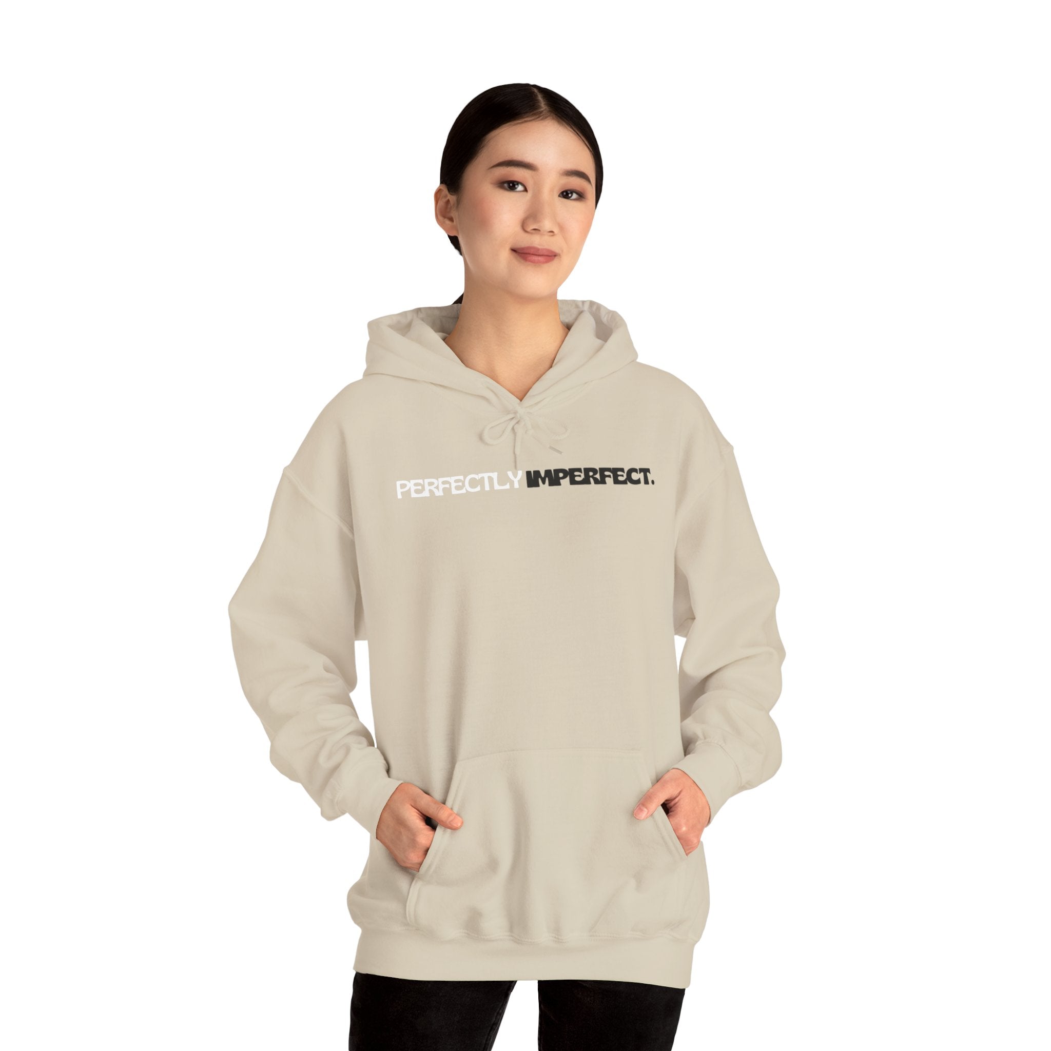 Perfectly Imperfect Minimalist Unisex Hoodie