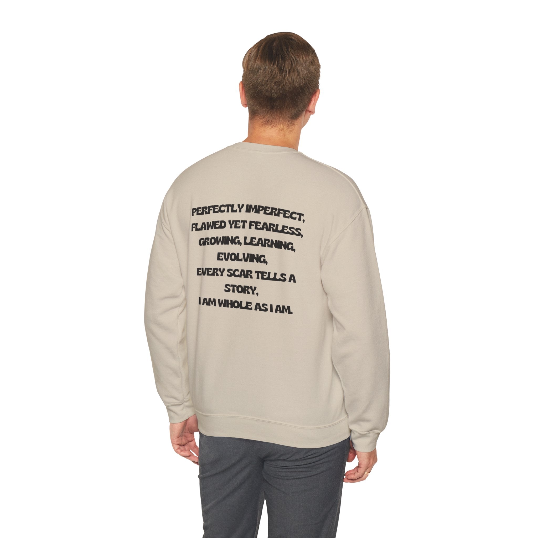 Perfectly Imperfect Minimalist Unisex Sweatshirt