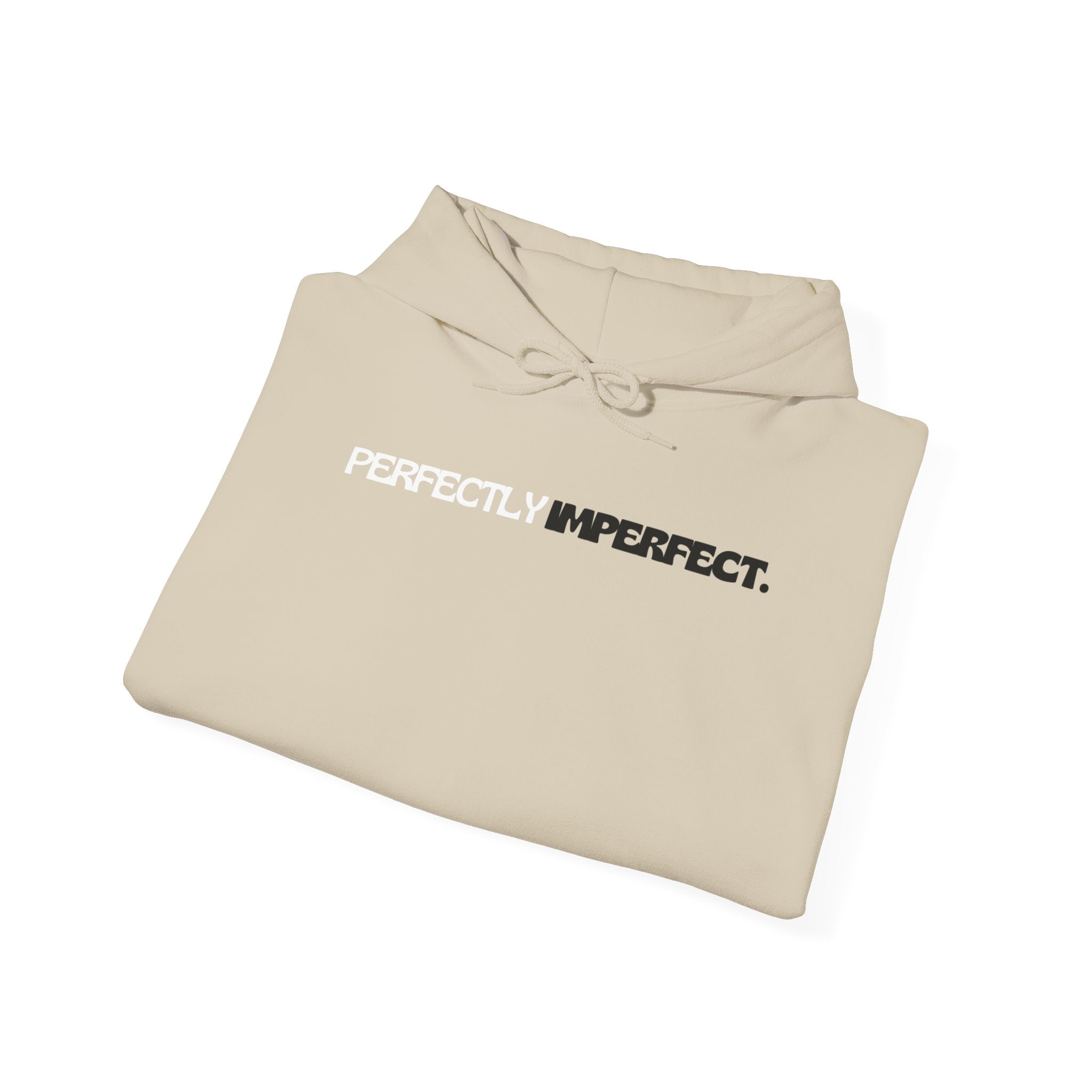 Perfectly Imperfect Minimalist Unisex Hoodie