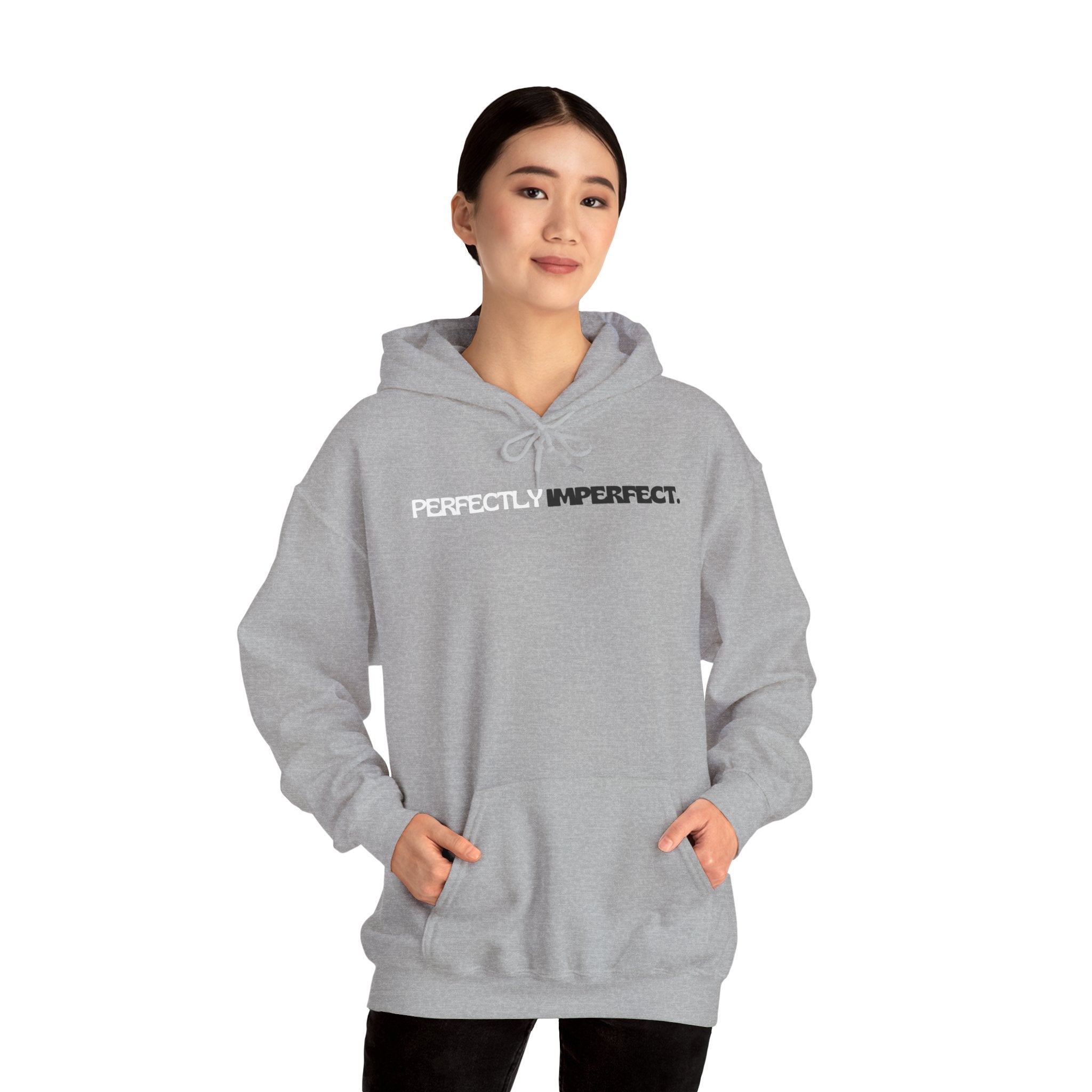 Perfectly Imperfect Minimalist Unisex Hoodie