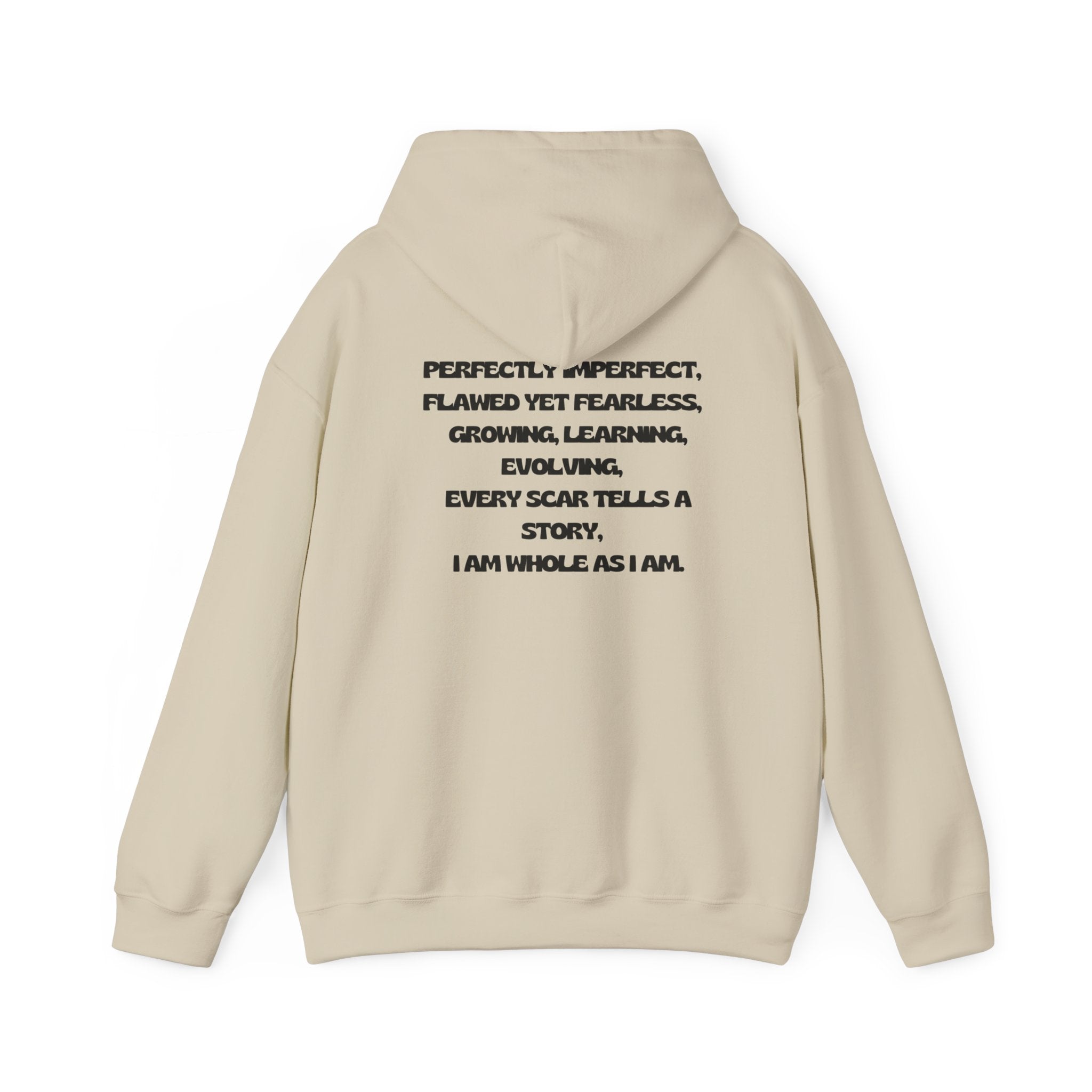 Perfectly Imperfect Minimalist Unisex Hoodie