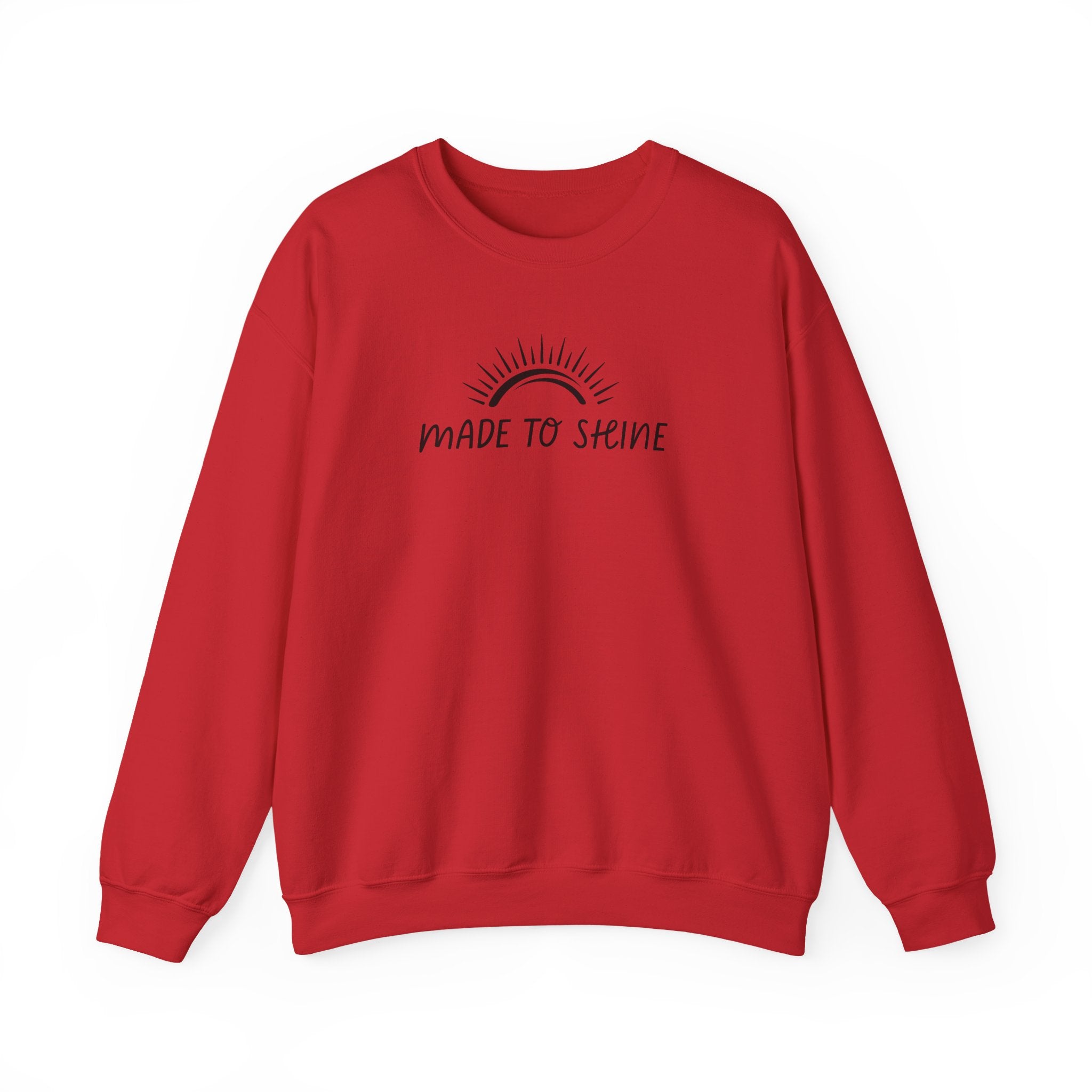 Made To Shine Inspirational Crewneck Sweatshirt