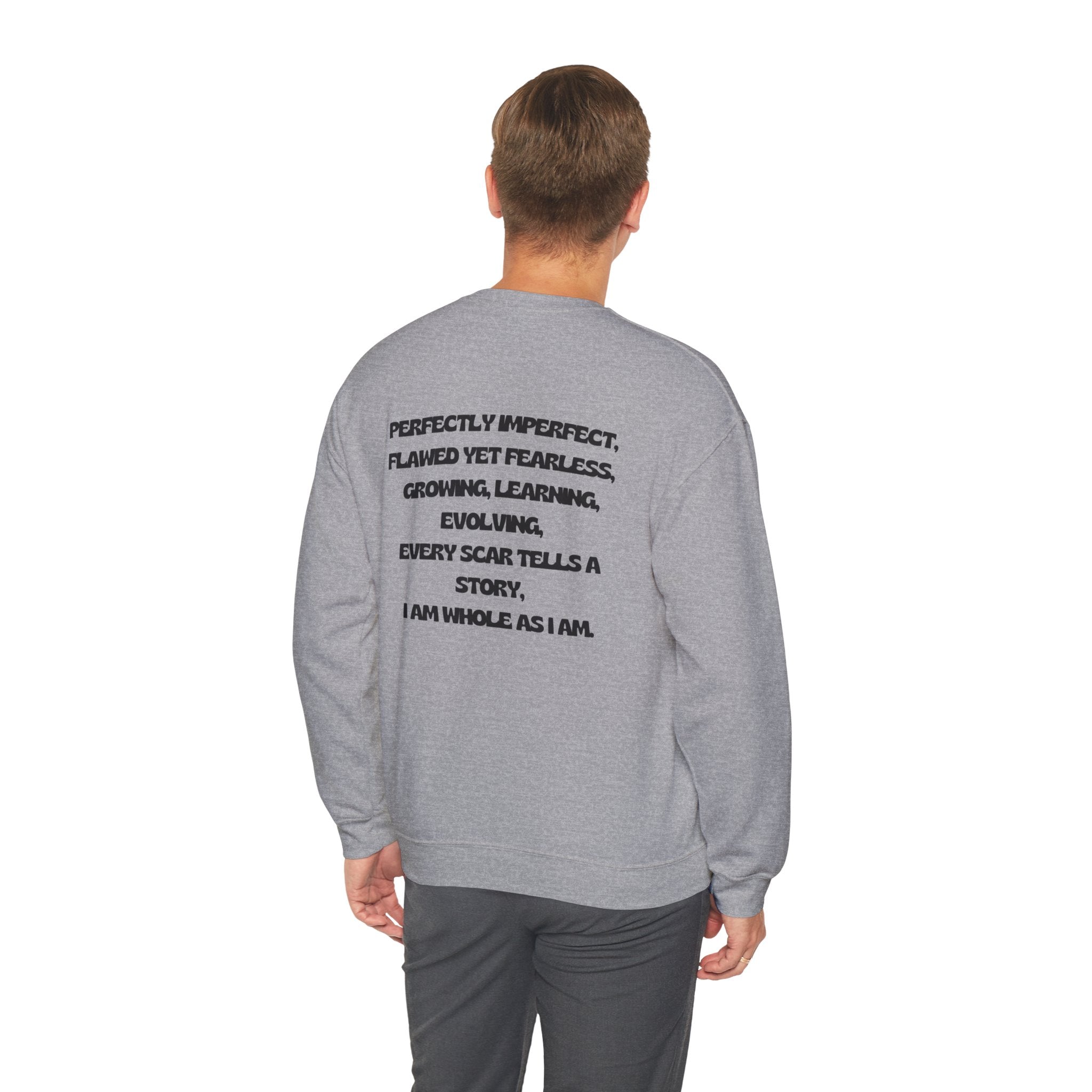 Perfectly Imperfect Minimalist Unisex Sweatshirt