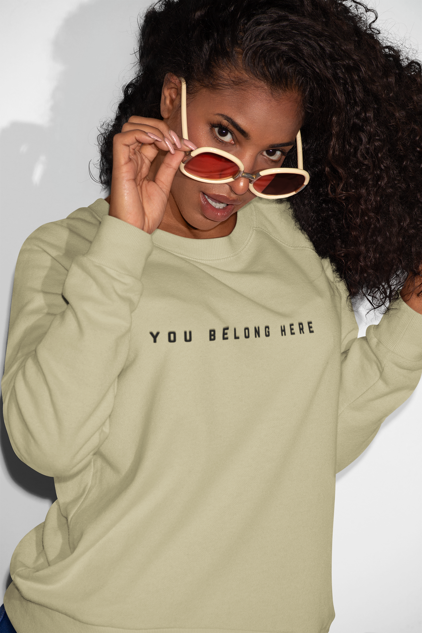 You Belong Here Crewneck Unisex Sweatshirt