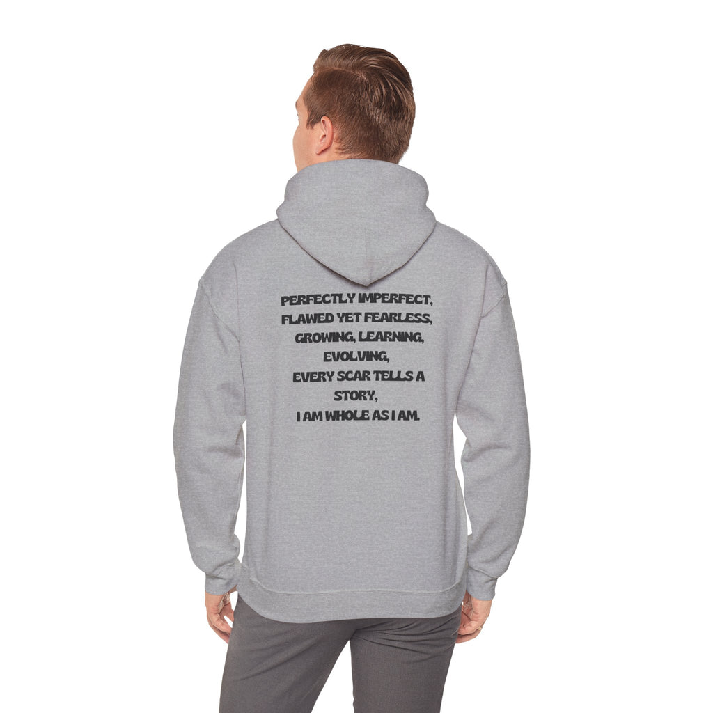 Perfectly Imperfect Minimalist Unisex Hoodie