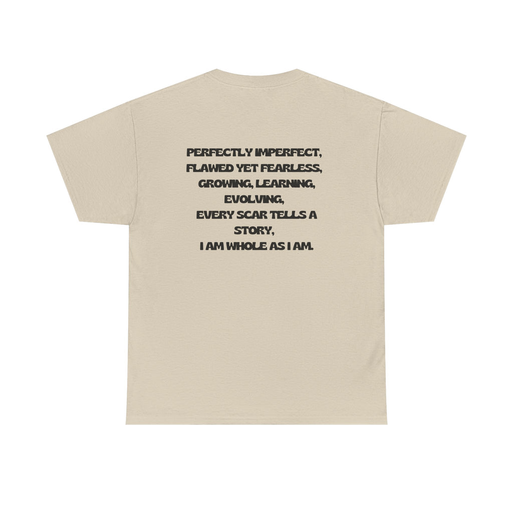 Perfectly Imperfect Minimalist Unisex T-Shirt